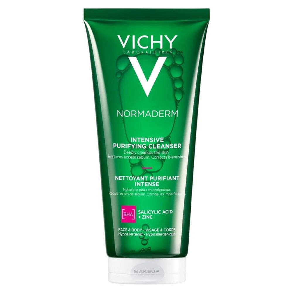 Vichy Normaderm Phytosolution, 200 ML, Deep Cleansing Action, Unclogs Pores & Reduces Blackheads
