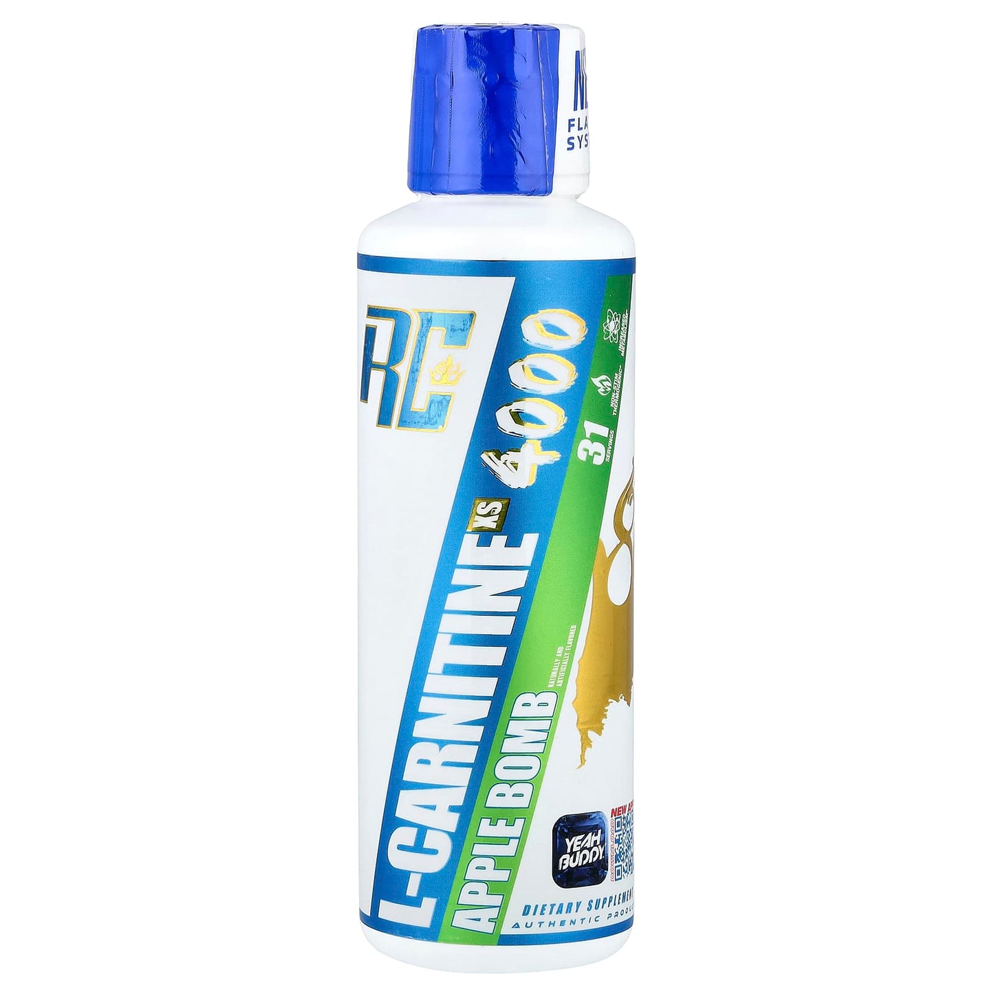 Ronnie Coleman L-Carnitine XS Liquid 4000mg – Fast-Absorbing Liquid Carnitine for Energy and Fat Burning