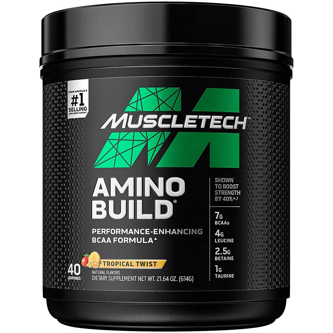 Muscletech Amino Build, 7Gm of BCAAs, Improved Recovery