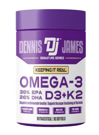 Dennis James Signature Series Omega-3 Fish Oil with D3 + K2