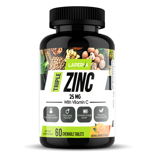 Laperva Triple Zinc with Vitamin C Chewable Tabs
