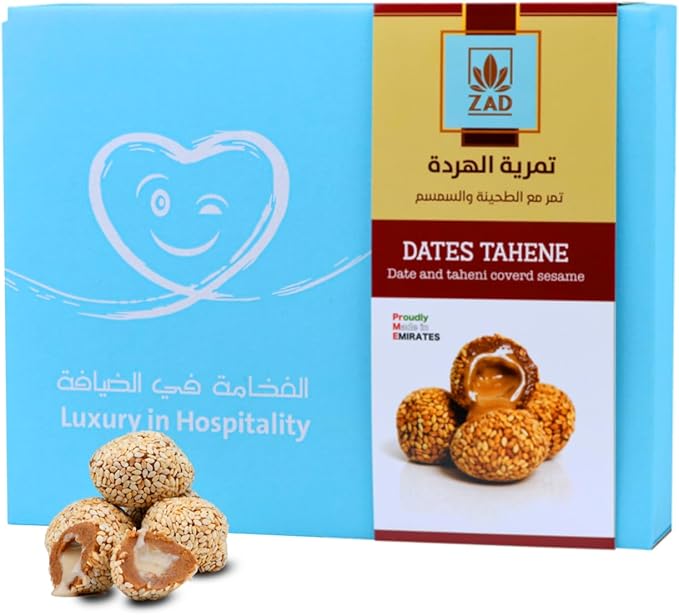 Sweet Snack Dates with Tahini and Sesame