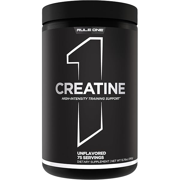 Rule 1 Creatine Powder – Pure Micronized Creatine Monohydrate for High-Intensity Exercise and Lean Body Mass Support