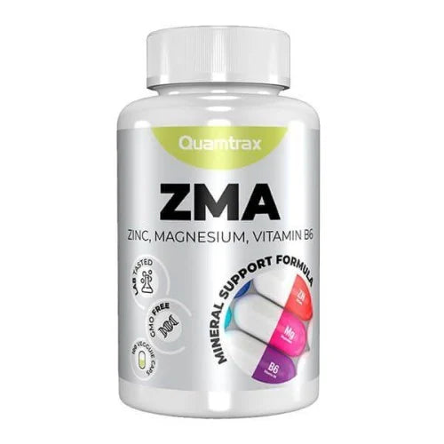 Quamtrax ZMA - Zinc, Magnesium, Vitamin B6 100 Capsules