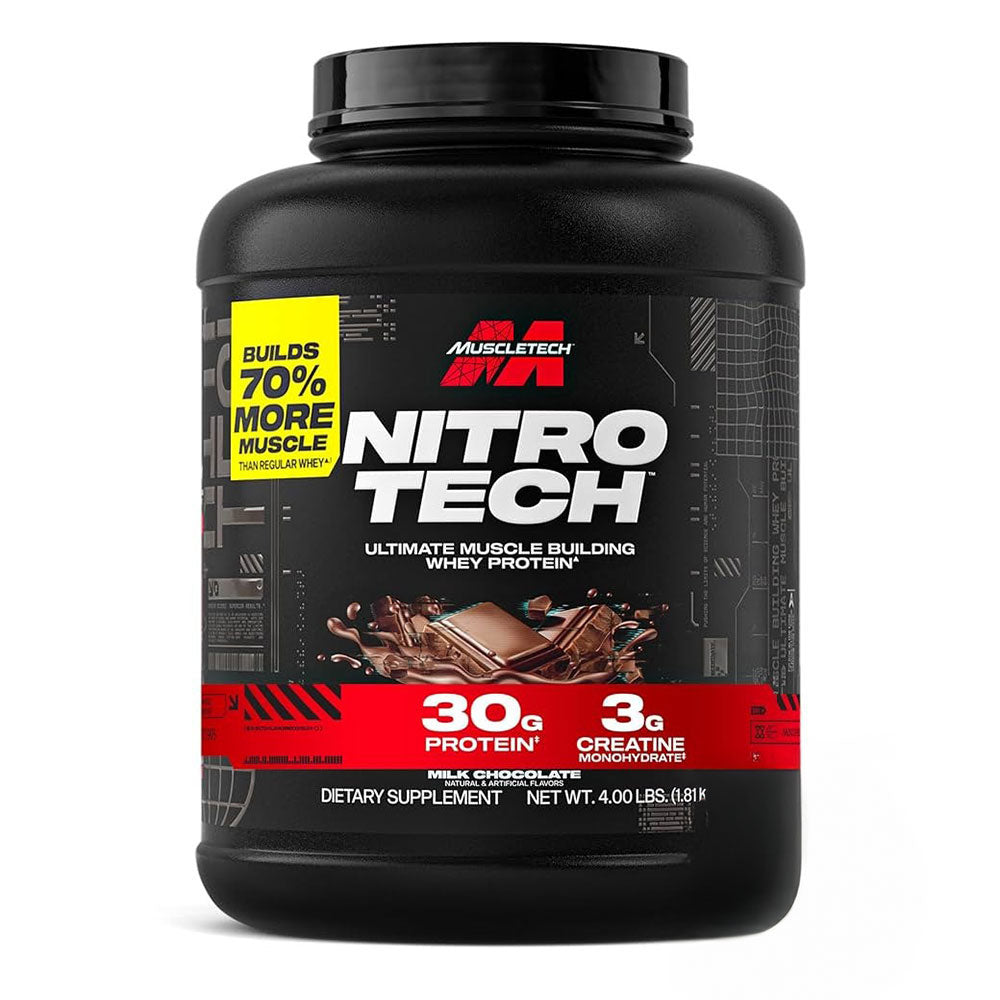 Muscletech Nitro Tech Whey Protein, Enhance Muscle & Strength & Performance