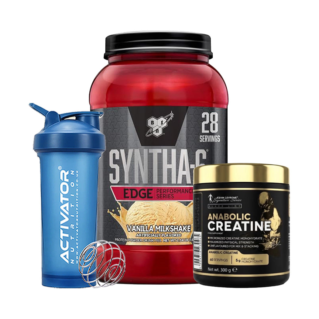 BSN Syntha-6 Edge + Anabolic Creatine + Protein Shaker