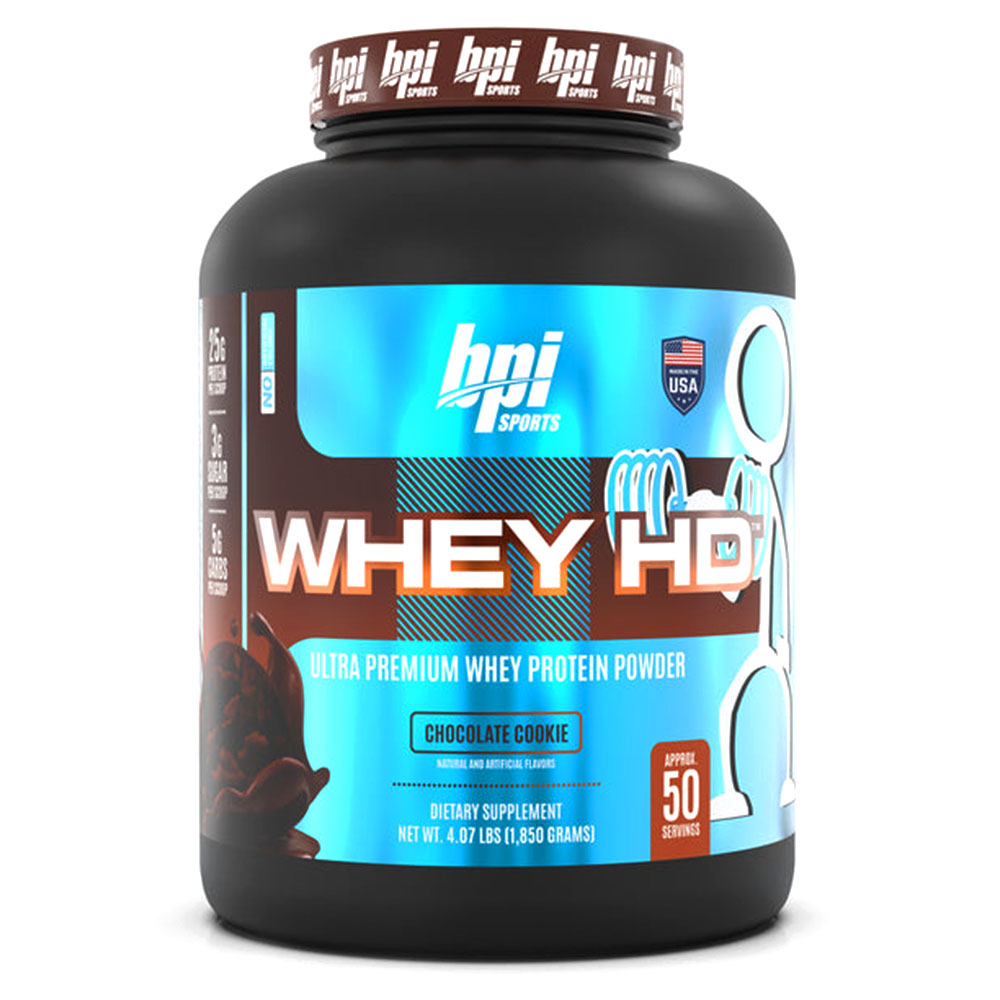 bpi Sports Whey HD, Supports Building Lean Muscle Mass