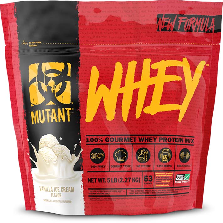 Mutant Whey 100%, 22 GM of Protein Per Serving