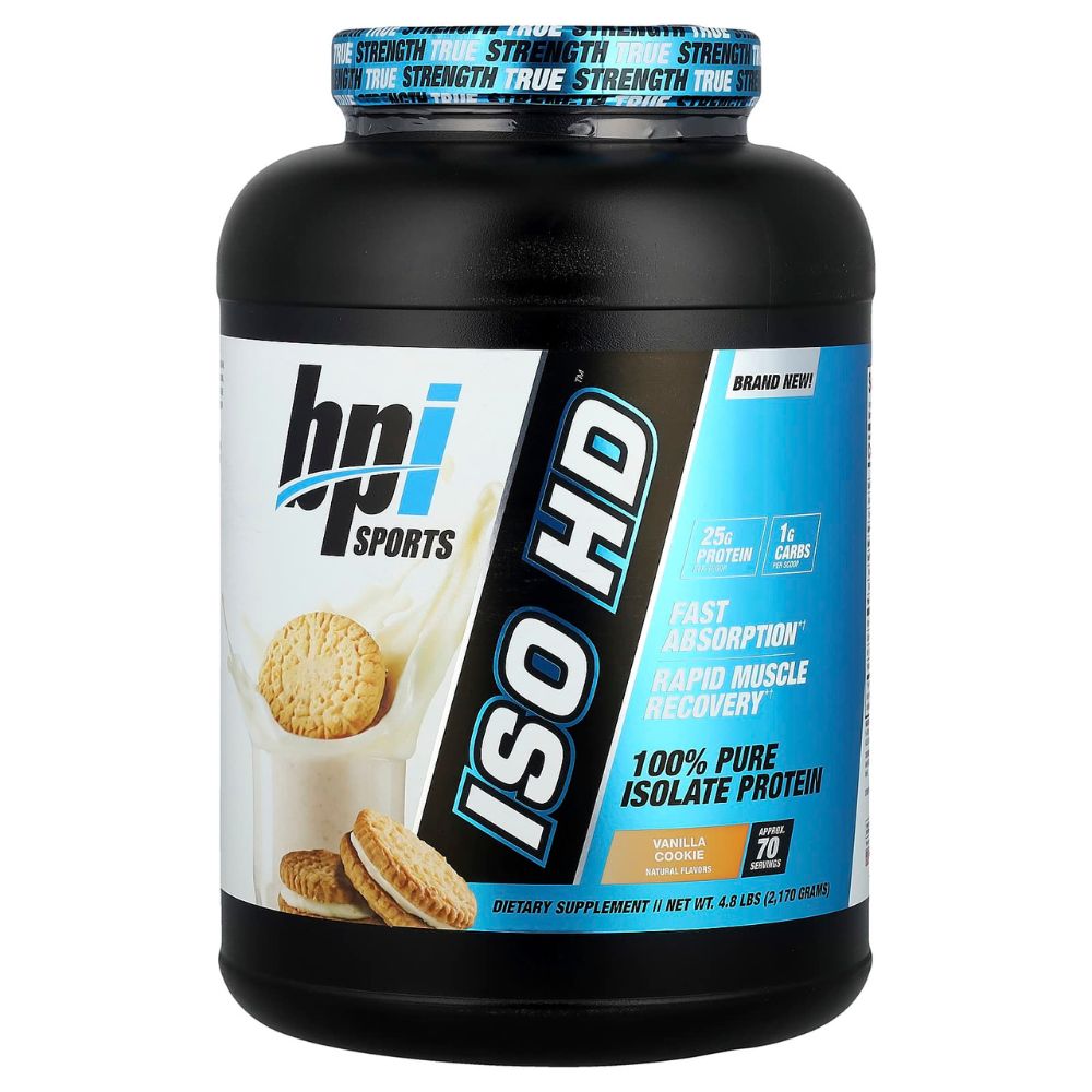 bpi Sports ISO HD, 25g Protein Per Scoop, Build Lean Muscle