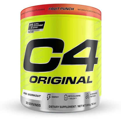 Cellucor C4 Original Pre Workout Food Supplement, Hard Hitting Energy