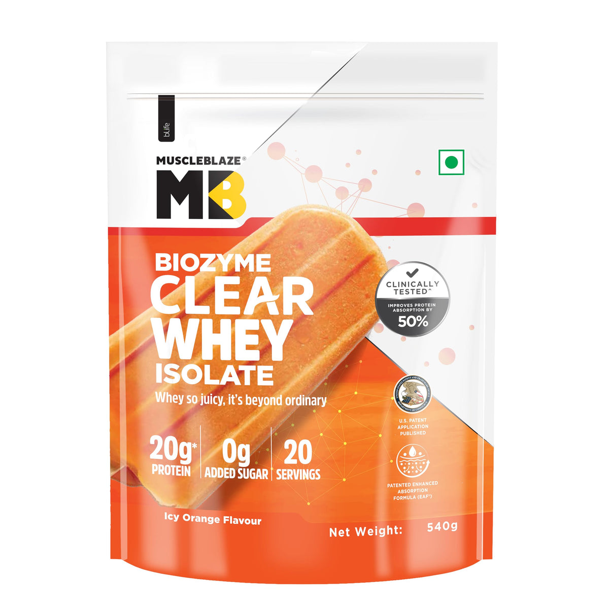 MuscleBlaze Biozyme Clear Whey Isolate