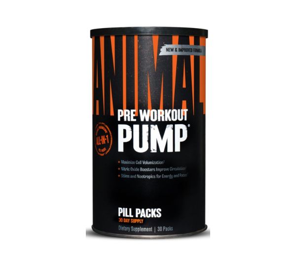 Universal Nutrition Animal Pump Food Supplement, 30 Packs