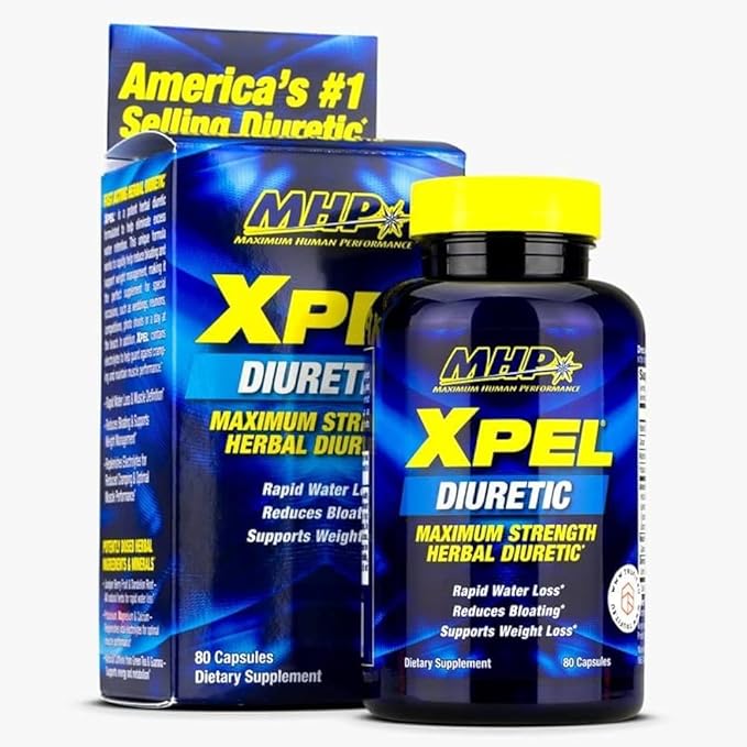 Mhp Xpel Diuretic: Maximum Strength Herbal Formula for Weight Loss Support 20 Serving