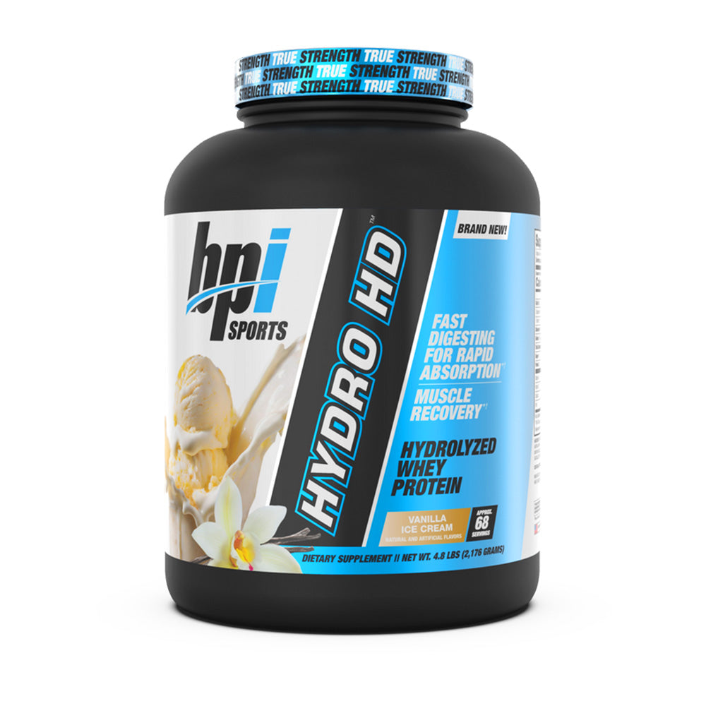 BPI Sports Hydro HD Hydrolyzed Whey Protein, Fast-Absorbing Protein Formula