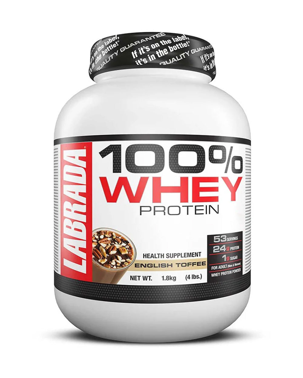 Labrada 100% Whey Protein Powder, Fast-Absorbing Protein Formula