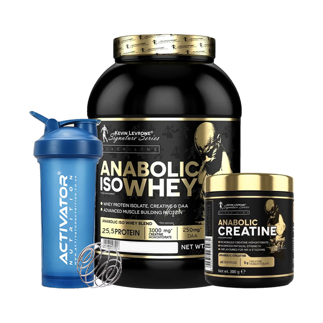 Kevin Levrone Anabolic Iso Whey + Anabolic Creatine + Protein Shaker