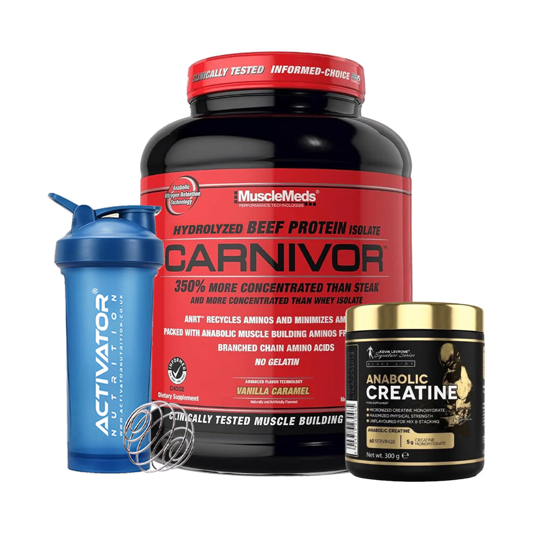 MuscleMeds Carnivor Beef Isolate + Anabolic Creatine + Protein Shaker