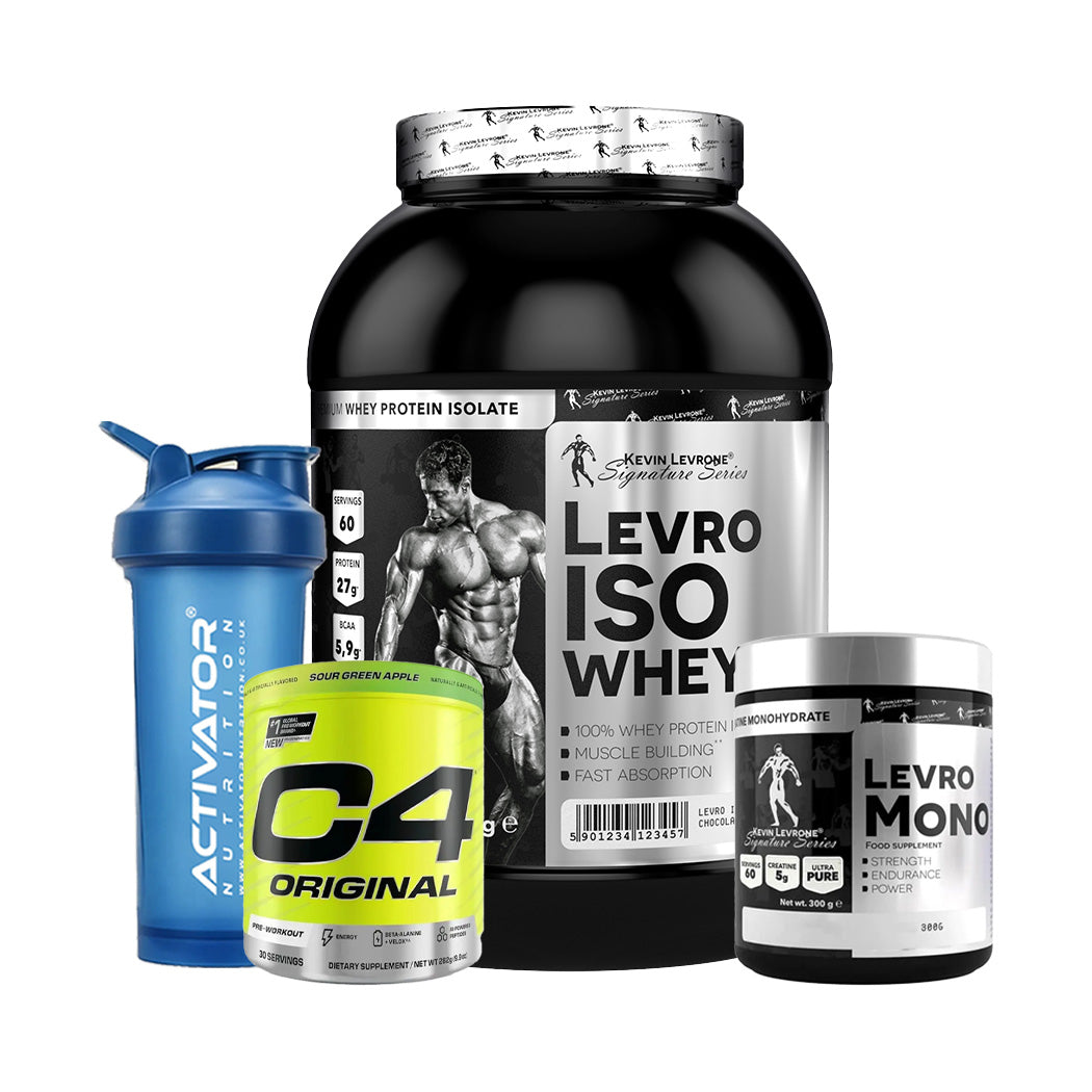 Kevin Levrone Levro ISO Whey + Levro Mono + C4 Original + Protein Shaker