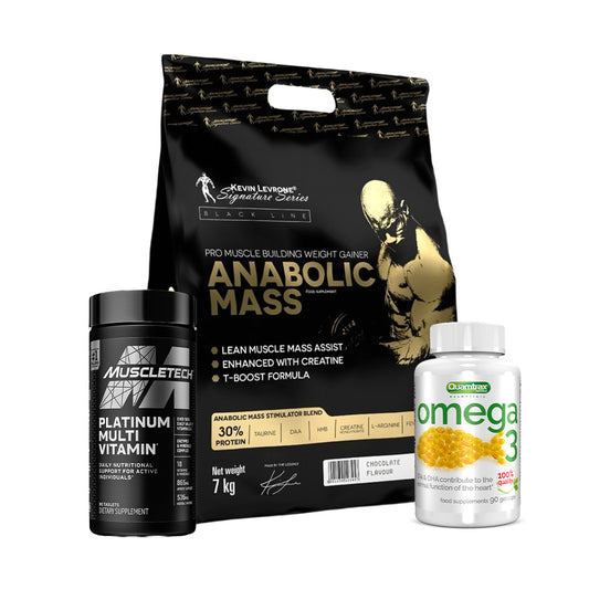 Kevin Levrone Anabolic Mass, Muscletech Platinum Multivitamin,