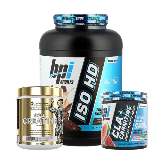 Bpi Sports ISO HD, Kevin Levrone Gold Creatine, bpi Sports Cla Plus Carnitine