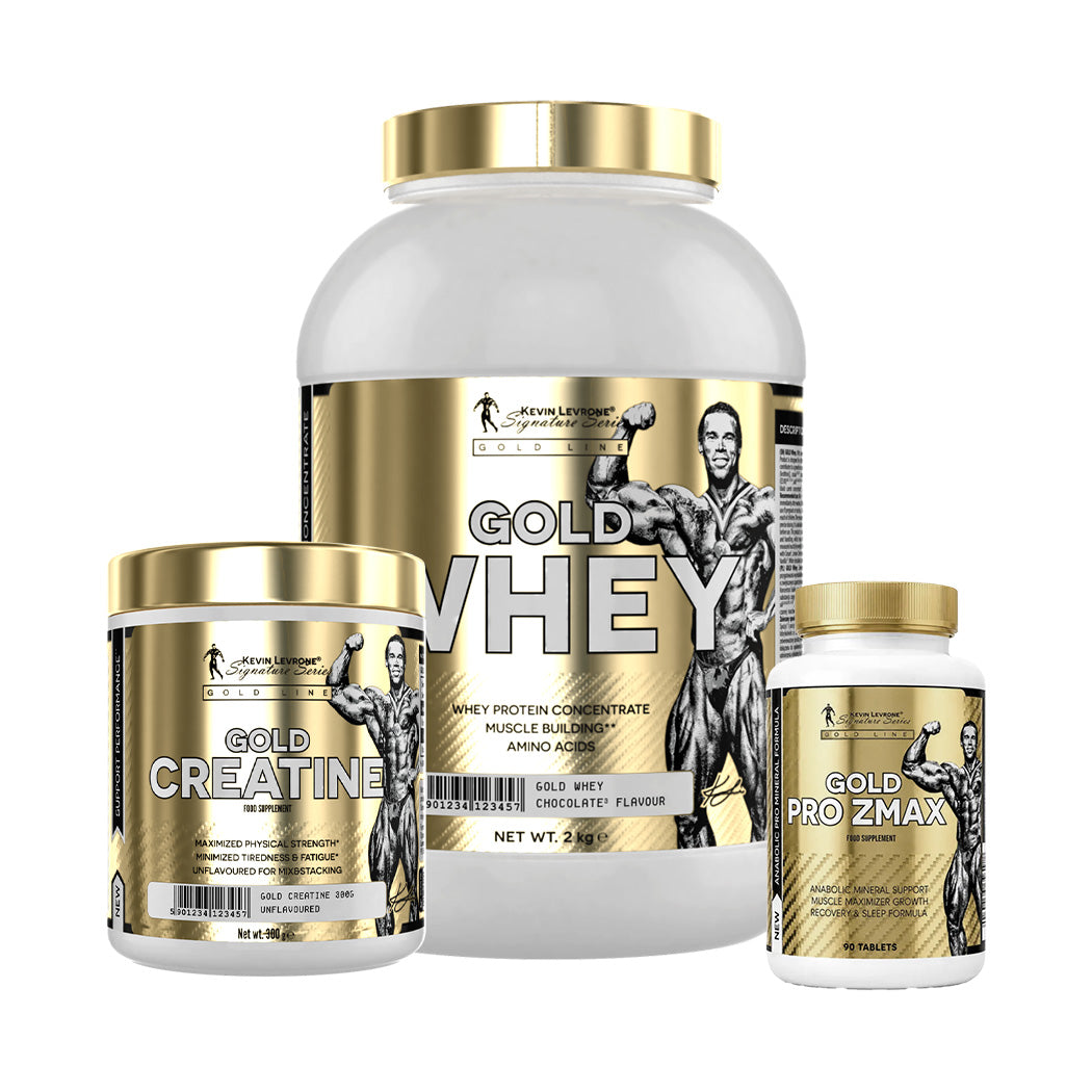 Kevin Levrone Gold Whey Protein + Gold Creatine + Gold Pro ZMAX