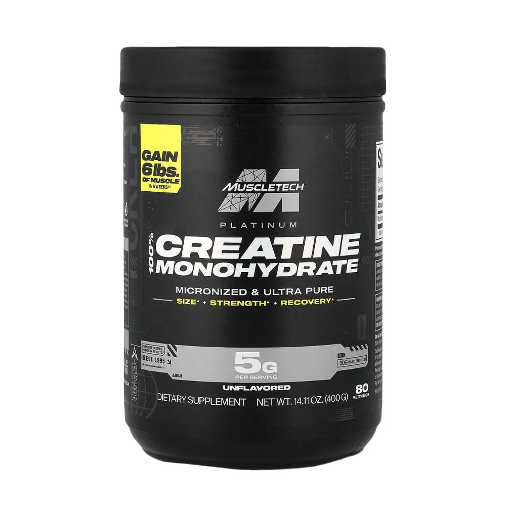 Muscletech Platinum Creatine, Unflavored, 400g