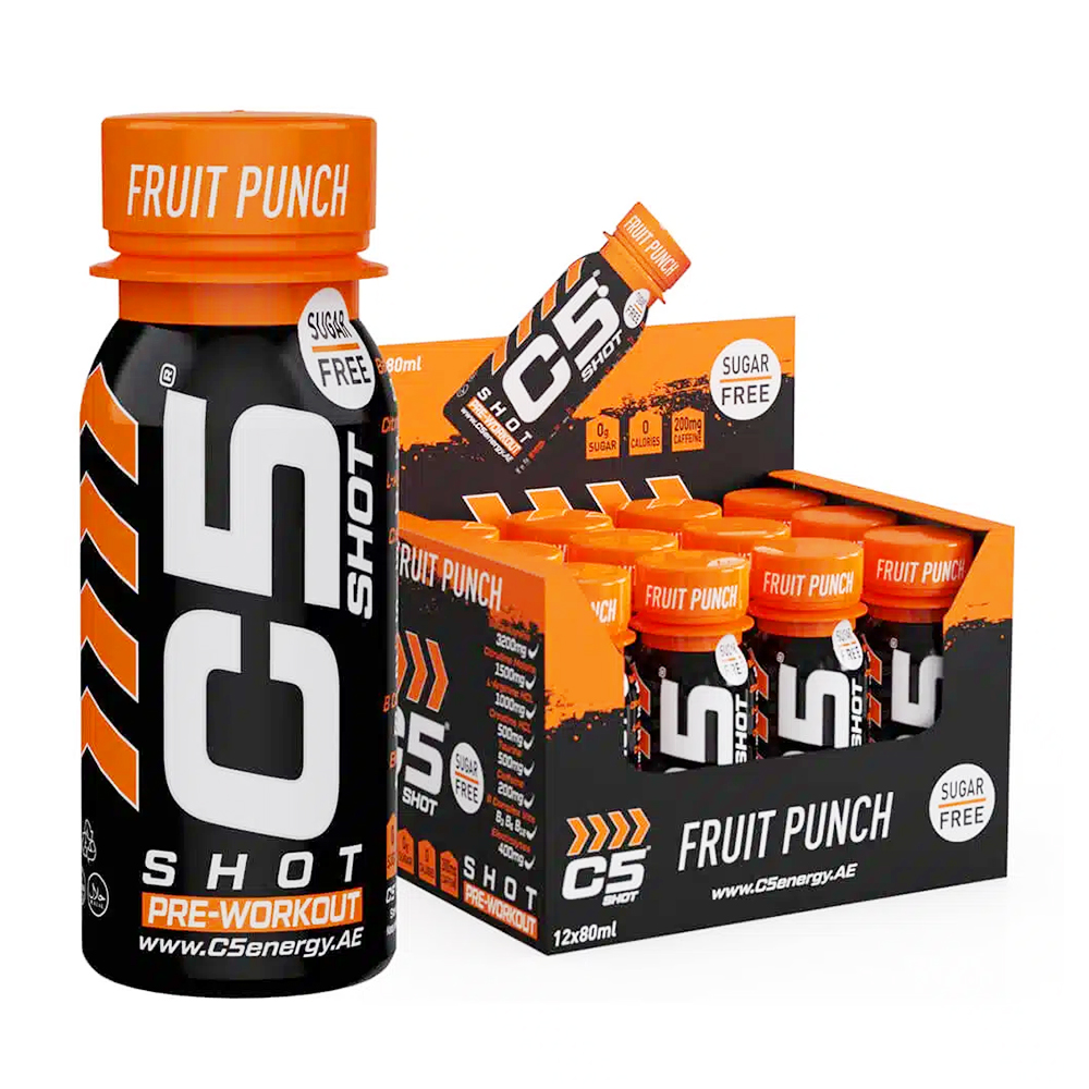 C5 Shot Pre-Workout Energy Drink, Sugar Free - Image 2
