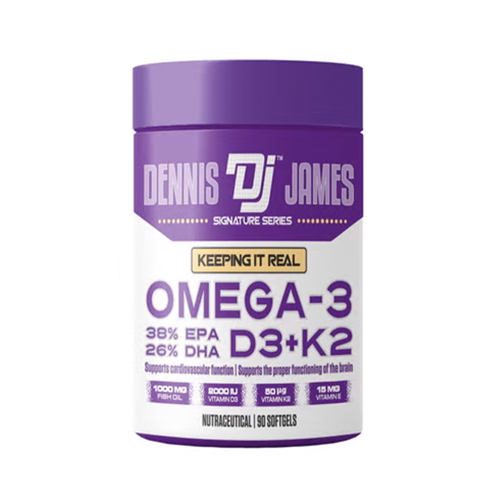 Dennis James Signature Series Omega-3 Fish Oil with D3 + K2