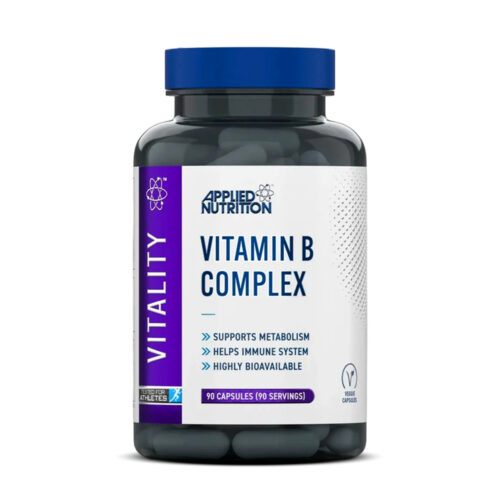 Applied Nutrition Vitamin B Complex, 90 Capsules, Support Nervous System Health