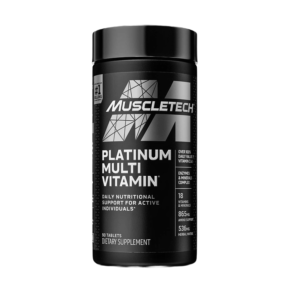 Muscletech Platinum Multivitamin, 18 Vitamins & Minerals, Immune Support