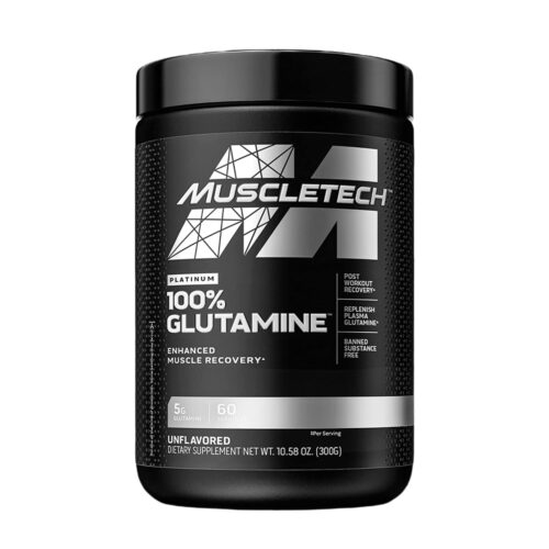 Muscletech Platinum Glutamine, 5 Gm Pure Glutamine, Supports Muscle Recovery