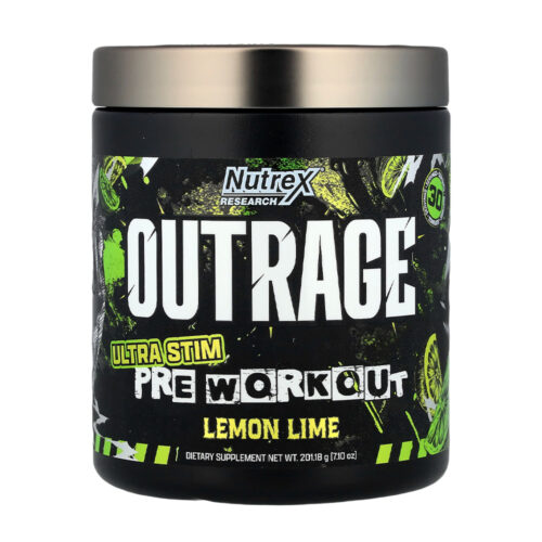 Nutrex Research Outrage, Ultra Stim Pre Workout Food Supplement